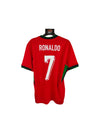 Portugal Home Football Shirt 2024-2025 (S) 7 Ronaldo