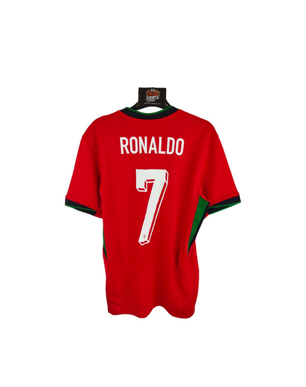 Portugal Home Football Shirt 2024-2025 (S) 7 Ronaldo