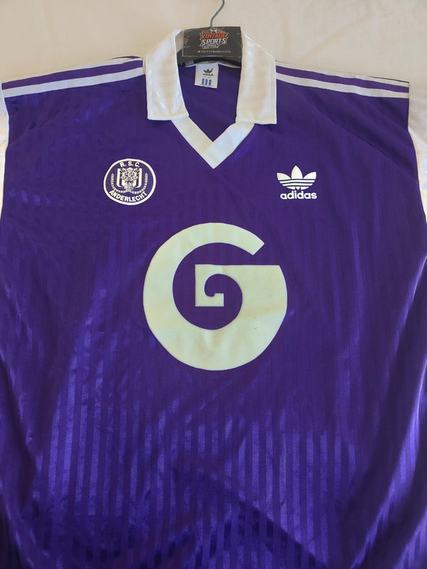 RSC Anderlecht Home Football Shirt 1989-1992 (XL)