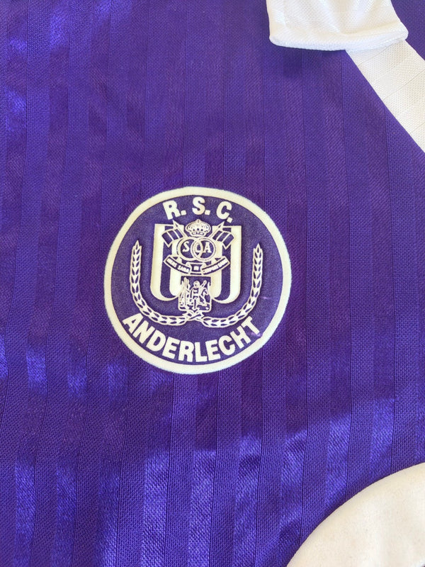 RSC Anderlecht Home Football Shirt 1989-1992 (XL)