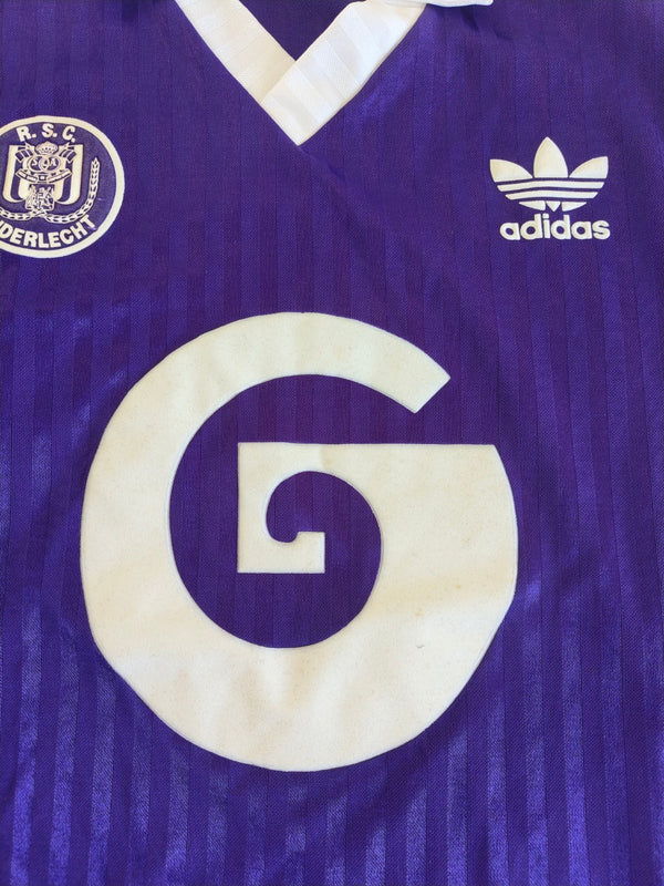 RSC Anderlecht Home Football Shirt 1989-1992 (XL)