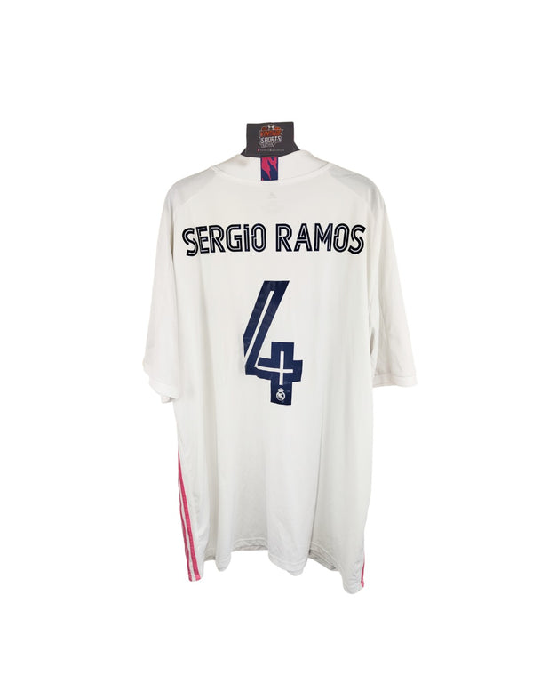 Real Madrid home Football Shirt 2020-2021 - 4 Sergio Ramos