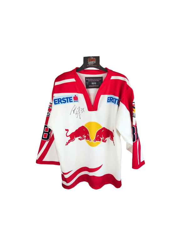 Red Bull Salzburg Signed Ice Hockey Jersey 2005-2006 (XS) 38 Banham