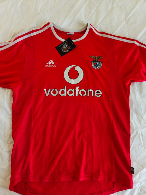 SL Benfica European Cup Home Football Shirt 2003-2004 (M)
