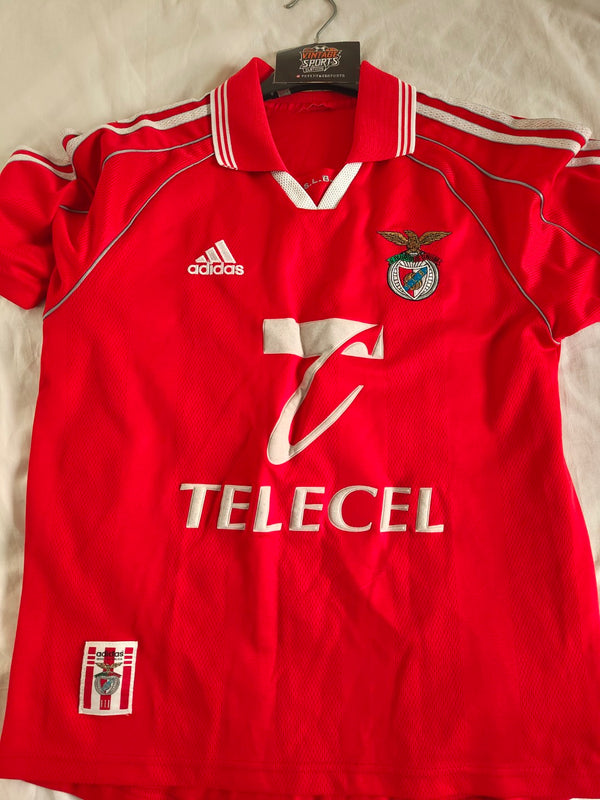 SL Benfica Home Football Shirt 1999-2000 (XS)