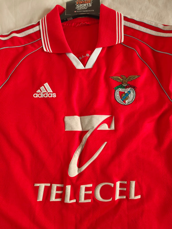 SL Benfica Home Football Shirt 1999-2000 (XS)