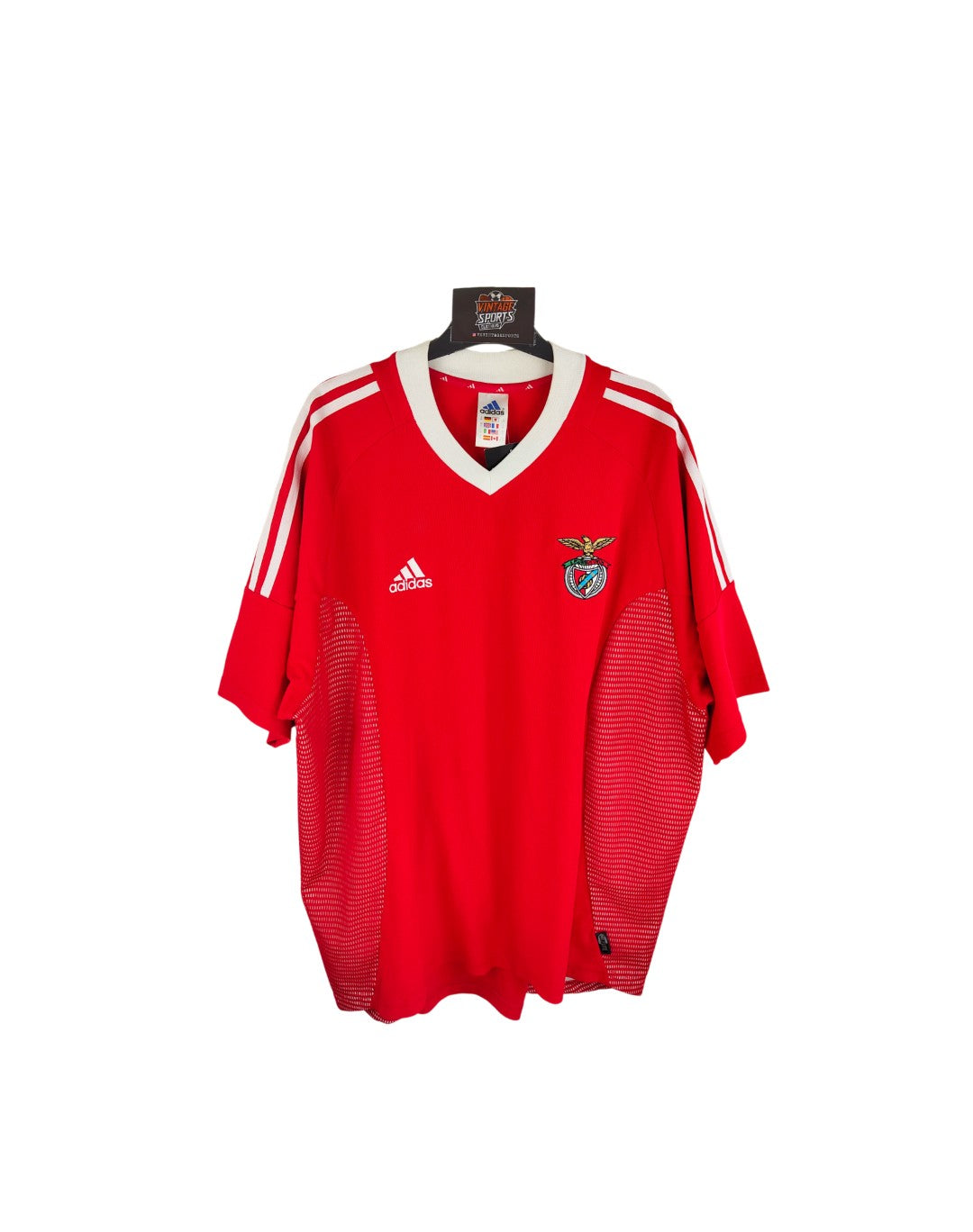 SL Benfica Unsponsored Home Football Shirt 2002-2003 (XL)