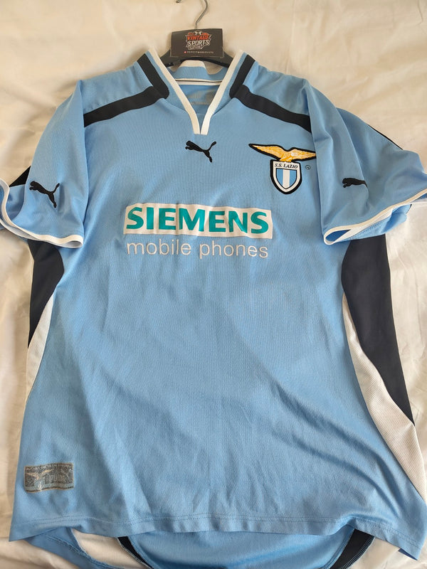SS Lazio Home Football Shirt 2000-2001 (XL)
