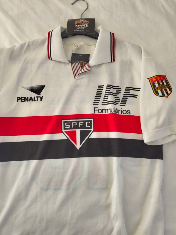 Sao Paulo FC Home Football Shirt 1992-1993 (M) #10 Rai