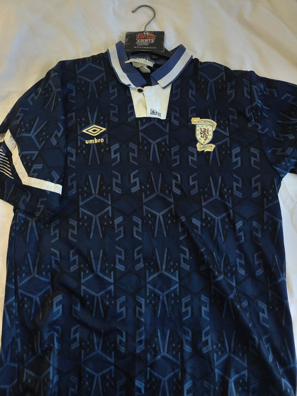 Scotland Home Football Shirt 1991-1994 (L)