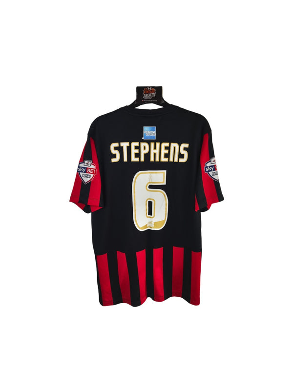 Signed Brighton & Hove Albion Away Football shirt 2014-2015 (M) 6 Stephens