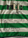 Signed Celtic FC Home Football Shirt 2001-2003 (M) 6 Balde