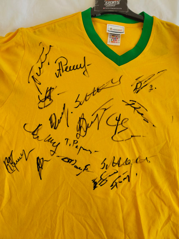 Signed Lithuania World Cup Football Shirt 2002 (XL)