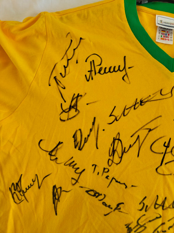 Signed Lithuania World Cup Football Shirt 2002 (XL)