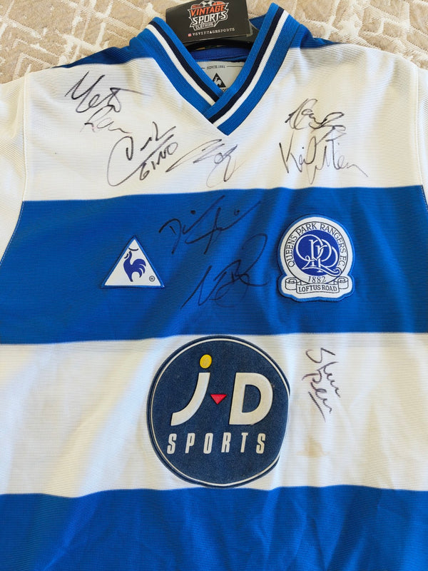 Signed QPR Queens Park Rangers Home Football Shirt 2002-2003
