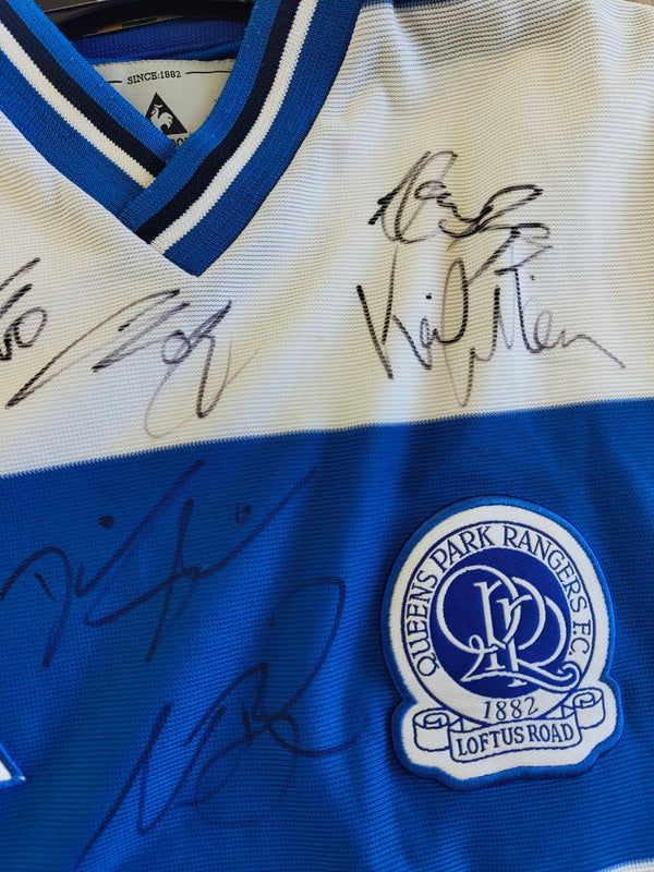 Signed QPR Queens Park Rangers Home Football Shirt 2002-2003
