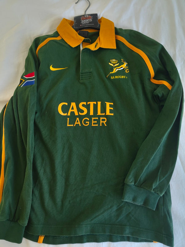 South Africa Rugby Home Shirt 2001-2003 (S)