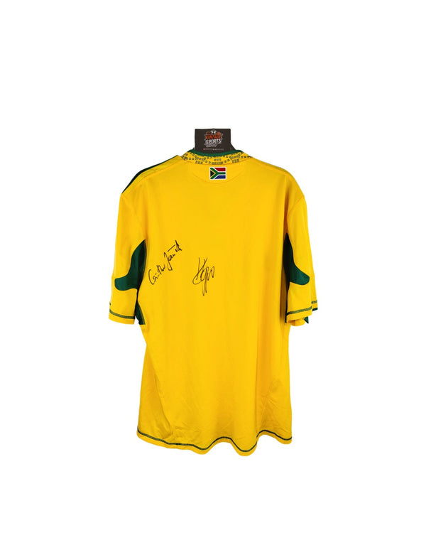 South Africa Signed Home Football Shirt 2009-2011 (L)