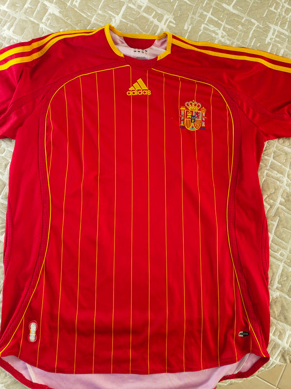 Spain Home Football Shirt 2006-2008