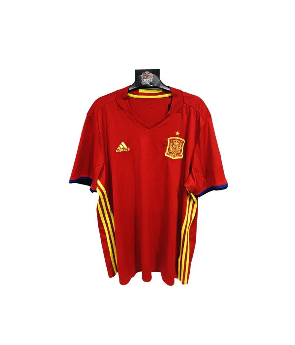 Spain Home Football Shirt 2016-2017 (XL)