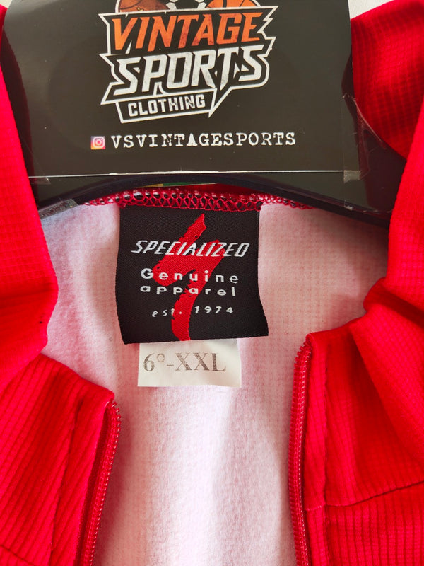 Specialized Cycling Full Zip Thermal Shirt Jersey 2000s (XXL)