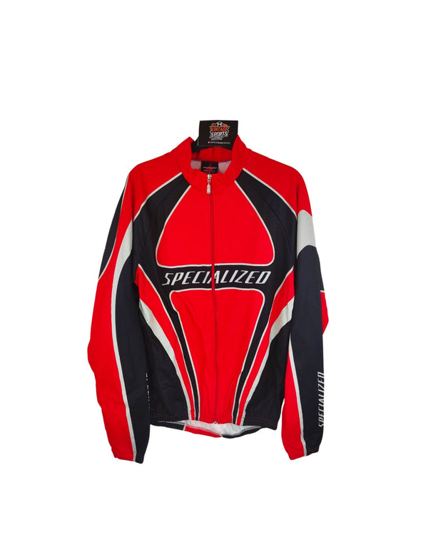 Specialized Cycling Full Zip Thermal Shirt Jersey 2000s (XXL)
