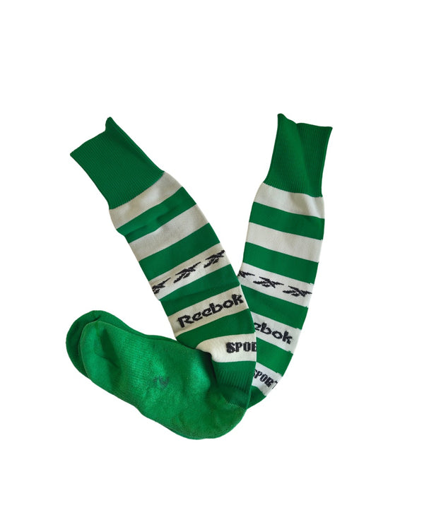 Sporting CP Player Issue Home Football Socks 1990s