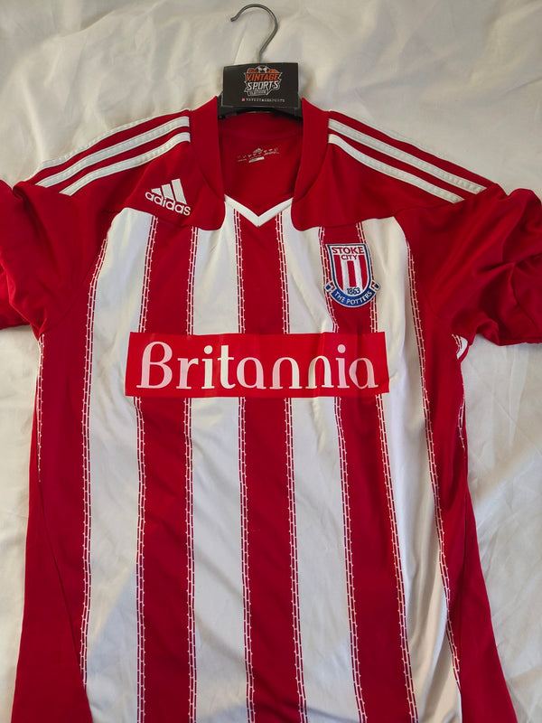 Stoke City FC 2010-2011 Home Football Shirt (M)