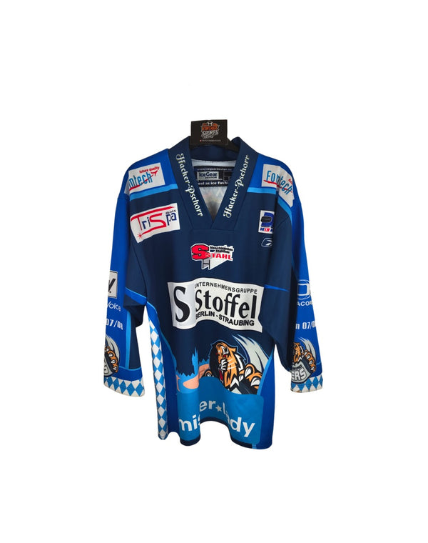 Straubing Tigers Home Ice Hockey Jersey 2007-2008 (S) 13 Meloche