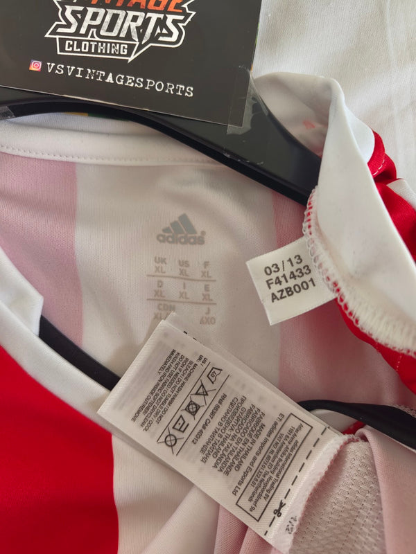 Sunderland Long Sleeve Home Football Shirt 2013-2014 (XL)