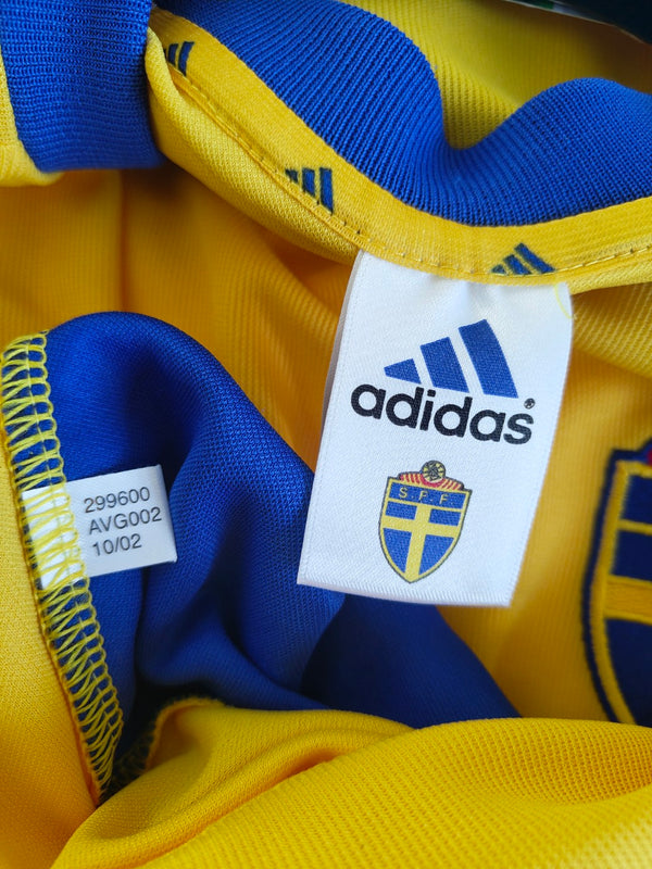 Sweden Home Football Shirt 2002-2004 (XXL)