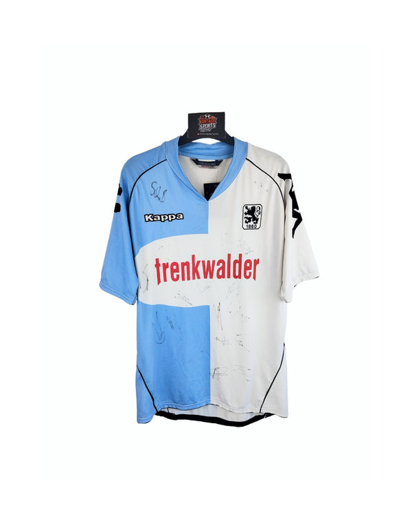 TSV 1860 Munich Signed Home Football Shirt 2007-2008 (M)