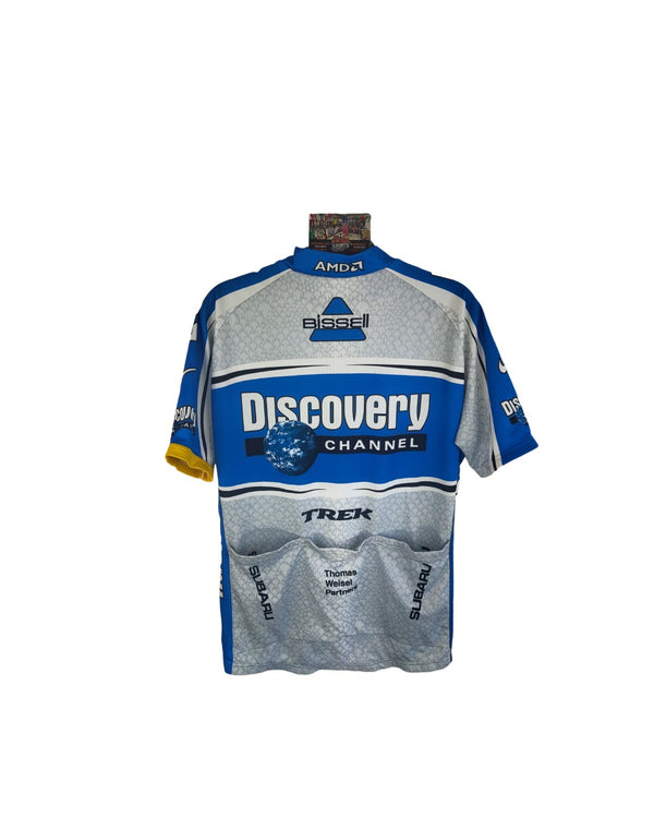 Team Discovery Channel Cycling Full Zip Jersey Shirt 2005 (M)