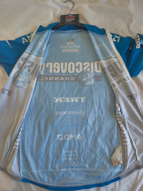 Team Discovery Channel Cycling Full Zip Jersey Shirt 2006 (M)