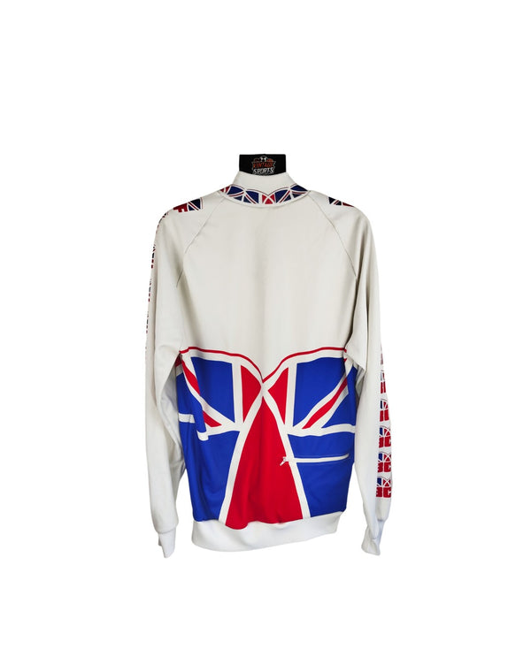 Team Great Britain Full Zip Cycling Shirt Jersey 1995 (L)