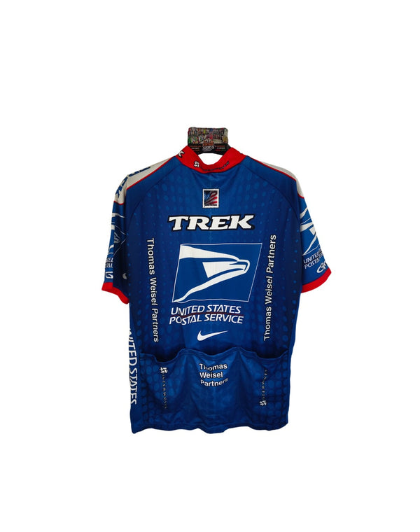 Team USPS Trek Cycling 1/2 Zip Jersey Shirt 2002 (M)