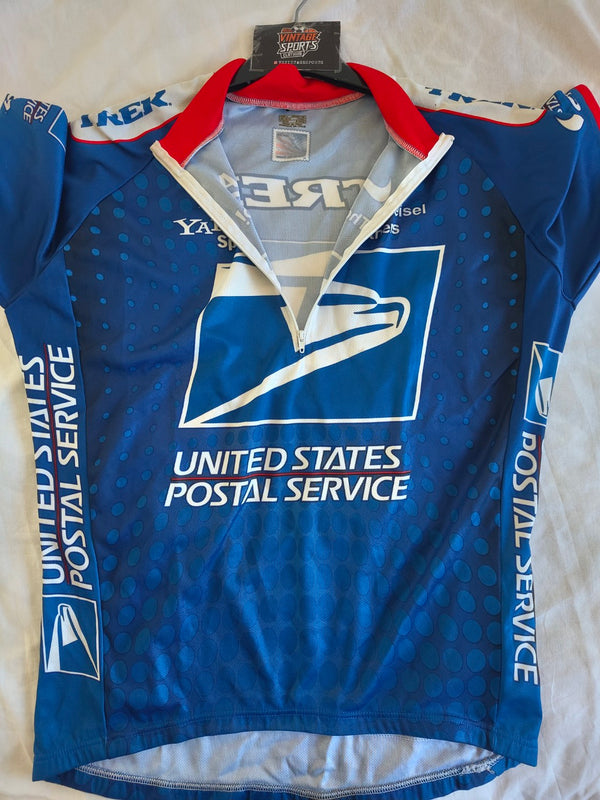 Team USPS Trek Cycling 1/2 Zip Jersey Shirt 2002 (M)