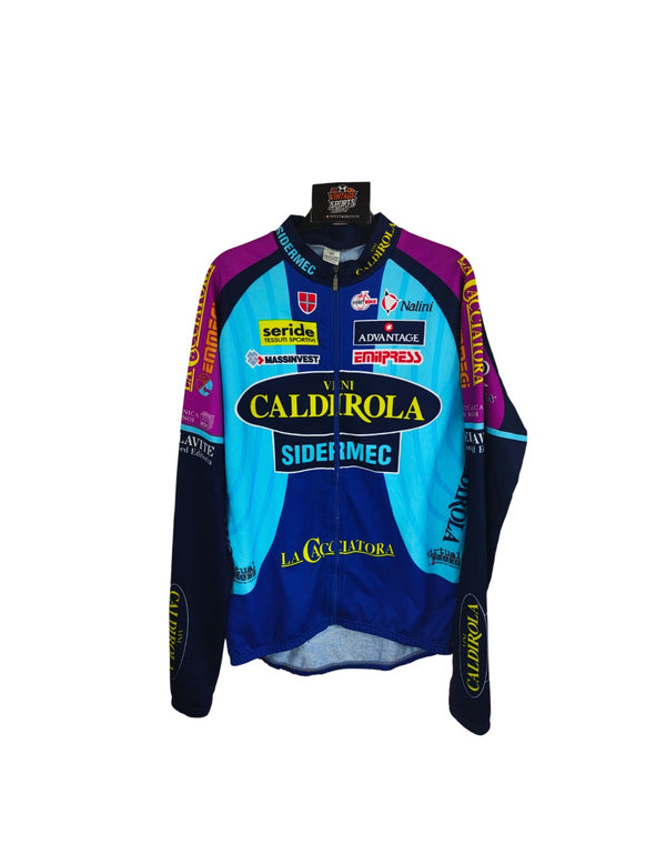 Vini Caldirola Full Zip Cycling Shirt Jersey 2000 (XL)