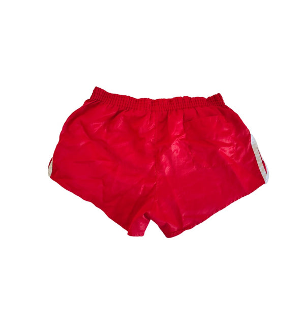 Vintage Adidas Football Running Shorts 1990s Red (L)  #10
