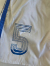 Vintage Adidas Football Shorts 1990s White Blue (XL) #5