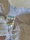 Vintage Adidas Football Shorts 1990s White Blue (XL) #5