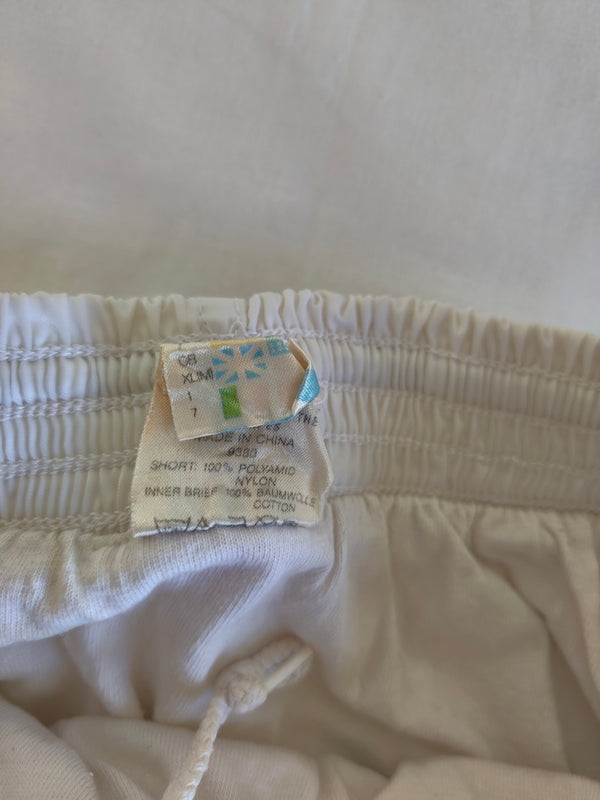 Vintage Adidas Football Shorts 1990s White Blue (XL) #5