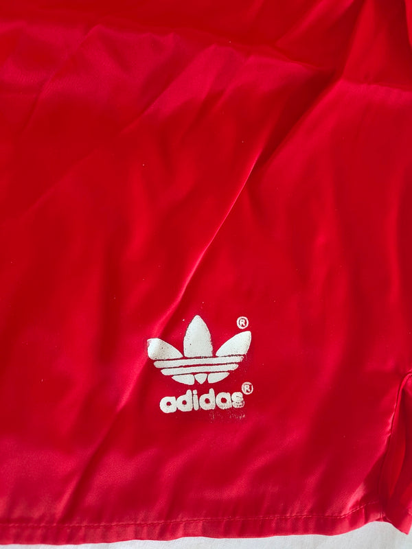 Vintage Adidas Football Shorts 1990s Red (L) #11