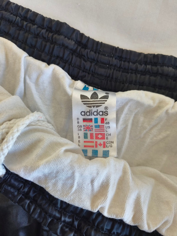 Vintage Adidas Football Shorts 1990s Black (L)