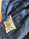 Vintage Adidas Shorts 1990s Blue Pinstripe (L)