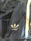 Vintage Adidas Shorts 1990s Blue Pinstripe (L)