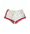 Vintage Adidas Shorts 1990s White Red (L)
