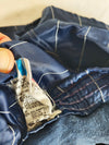 Vintage Adidas Shorts 1990s Blue White (M)