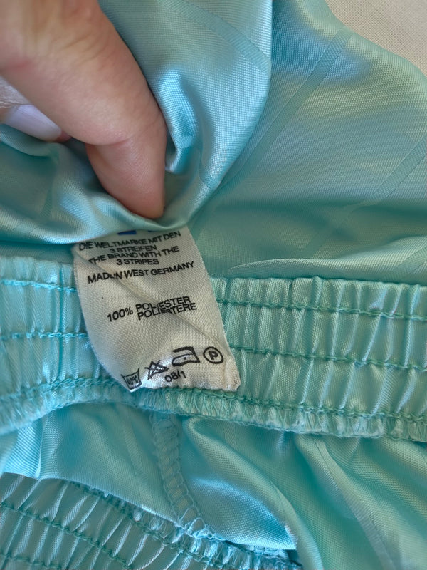 Vintage Adidas Sprinter Shorts 1990s Blue (Womens)