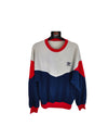 Vintage Adidas Sweatshirt Blue White Red 1990s (S)